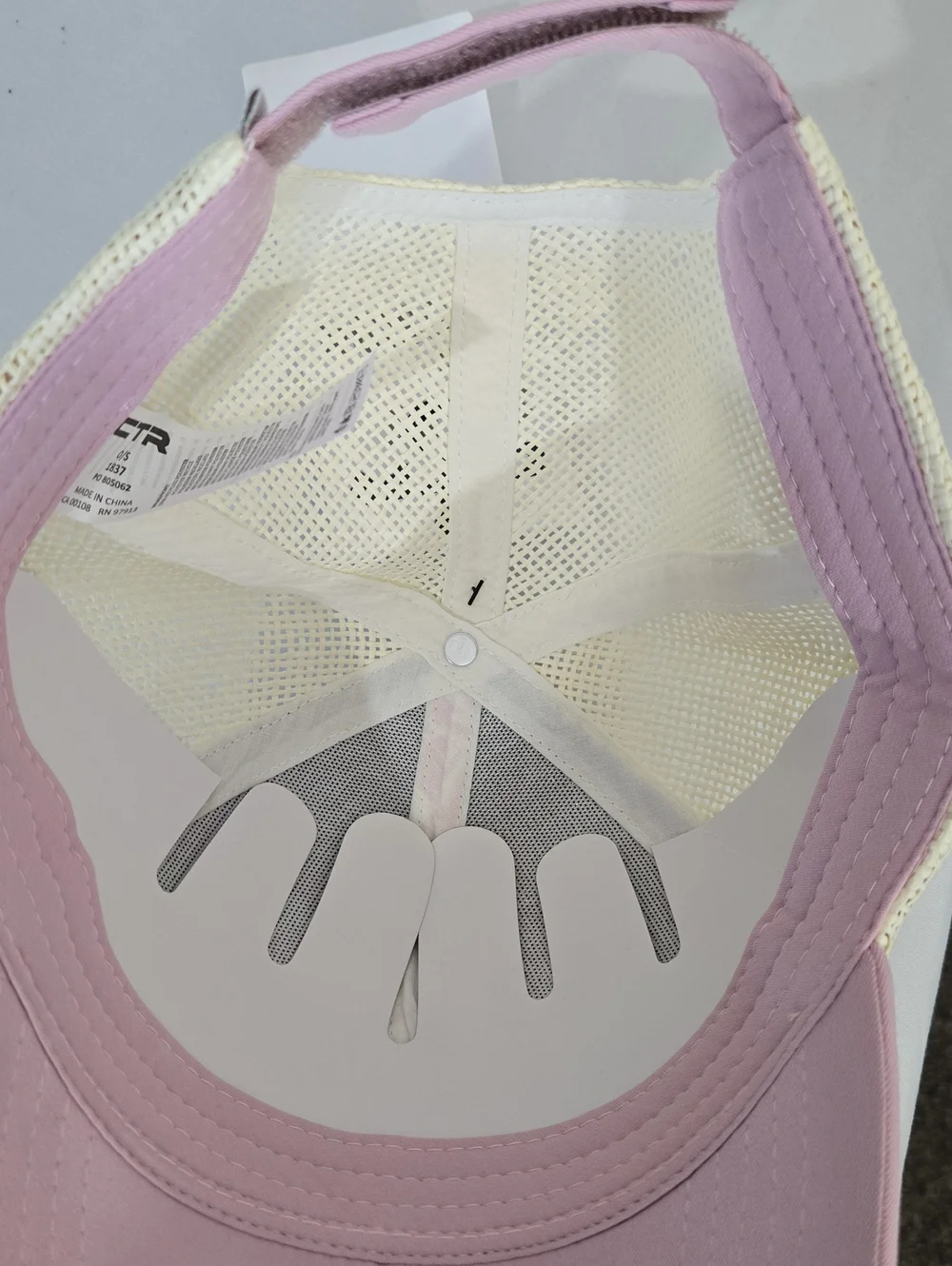 Stylish Pink Patterned Trucker Hat - Unbranded